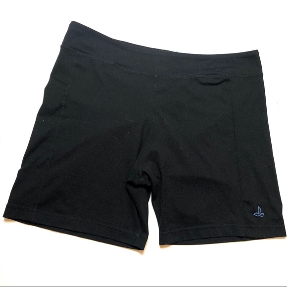 Prana Pants - Prana Black Biker Shorts